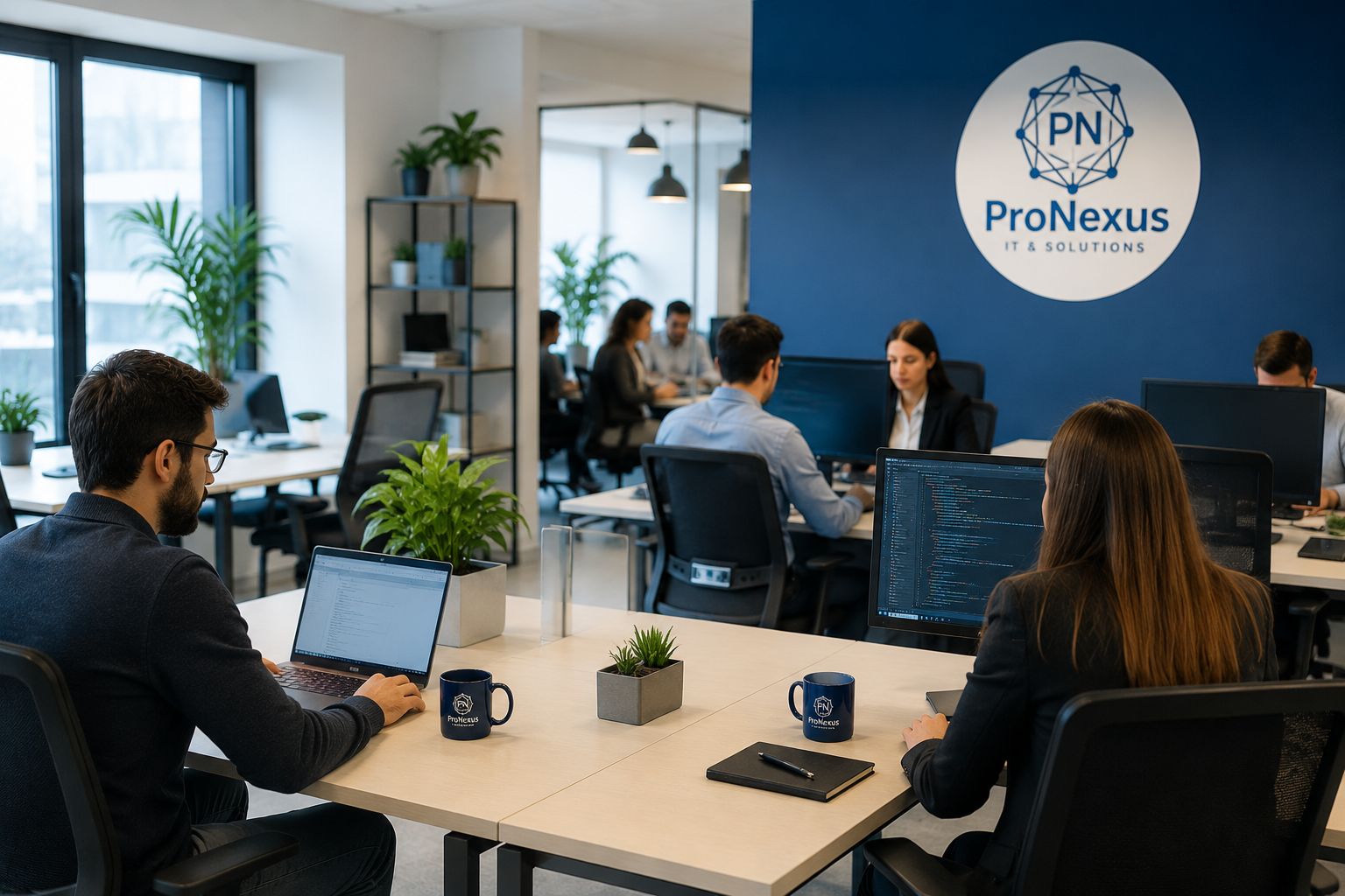 Team ProNexus al lavoro